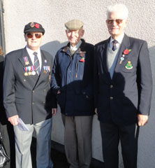 Photo 6  - 2016 Normanby Remembrance Day - 
Veteran Dave Cammish with Others